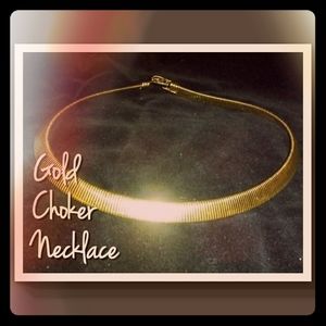 Gold Choker Necklace
